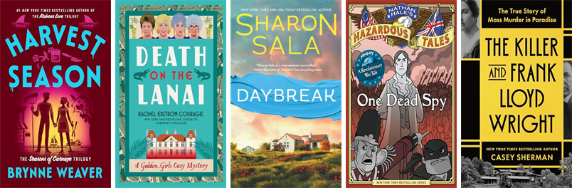 WigginMemorial's tweet photo. This week the Wiggin Memorial Library has nine new books.  New items include Harvest Season and Death on the Lanai. https://t.co/qsZ398czZF https://t.co/eVSVy7IRPB