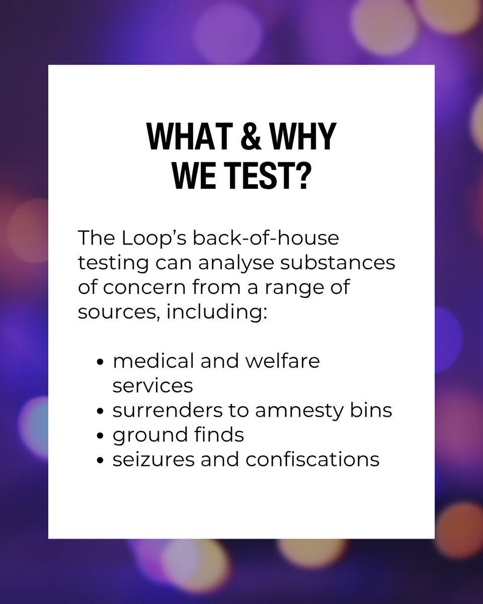 WeAreTheLoopUK's tweet photo. We're back at Parklife this weekend to deliver back-of-house drug testing; rapid analysis of substances of concern in our on-site lab.

This helps build a clearer understanding of what's in circulation, supporting harm reduction messages for the festival &amp; wider communities. https://t.co/zwTN8TJe2j