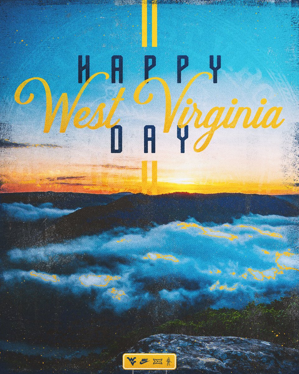 WVUSports's tweet photo. HOME since 1863 💛💙

Happy West Virginia Day! https://t.co/fBzKsY3XpM