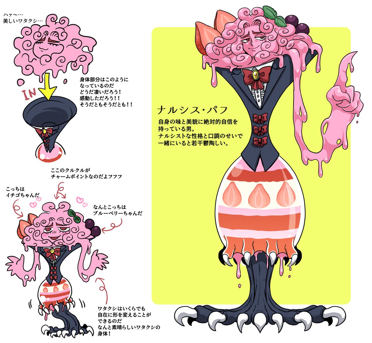 「ハッシュタグ遊びや誰デザで生まれたオリキャラたち。キャラデザ気に入ってるのでいず」|にじゅーまる＠創作のイラスト