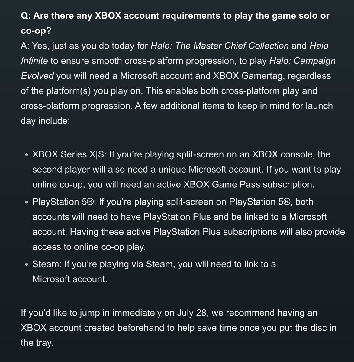 charlieINTEL's tweet photo. Halo Campaign Evolved local split-screen on PS5 requires both accounts to have an active PlayStation Plus subscription https://t.co/nCJ2WfkAMI