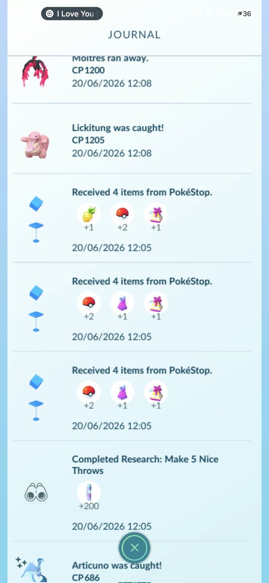 johnnyredchar's tweet photo. Crazy 15 minutes on daily incense this morning. 3 galarian birds encounter 🤪

#PokemonGO https://t.co/Nee63YONgR