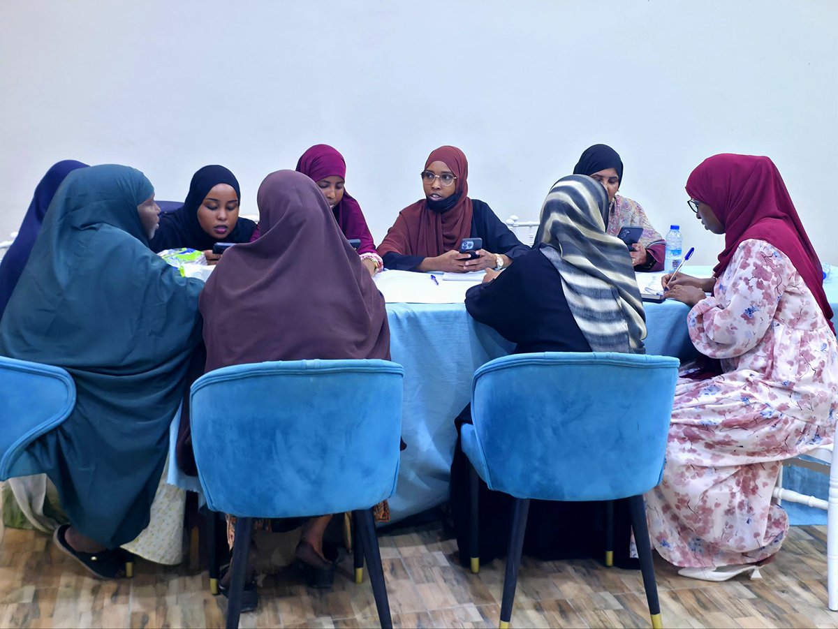 SYRCSomalia's tweet photo. Members from @SYRCSomalia attended Experience and Knowledge sharing workshop.  CISP brought together 30 participants in Mogadishu for an Experience and Knowledge Sharing Workshop under the WW2 Program
@UKinSomalia 
@UNWomen_Somalia 
@xubbifarah 
@IGADgender https://t.co/QajD5qhFQi