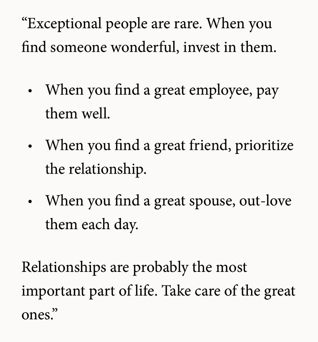 readswithravi's tweet photo. James Clear: Exceptional people are rare. When you find someone wonderful, invest in them. https://t.co/6kDdZJKzCf