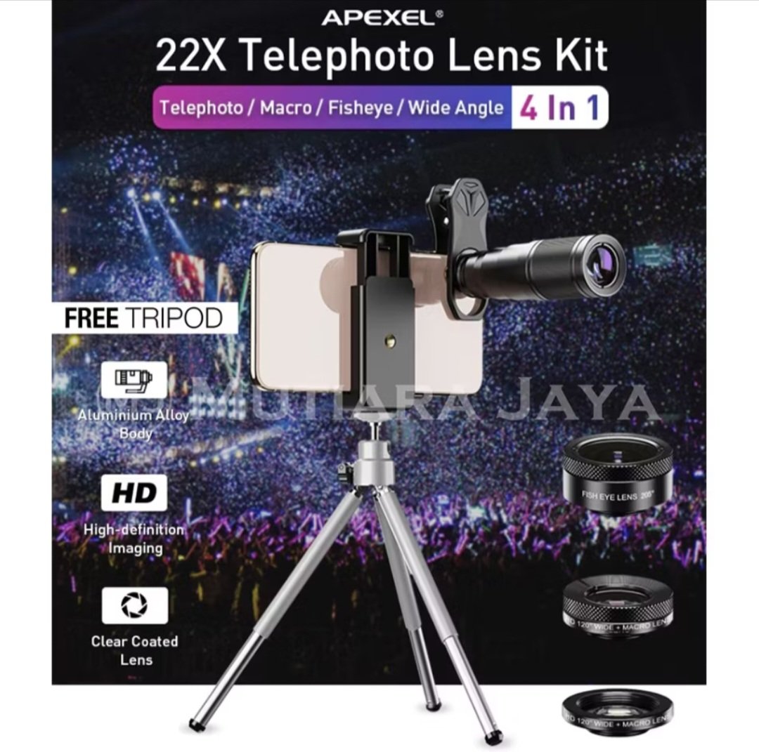 inggitchindy's tweet photo. WTS apexel telephoto 22x
dapet semuanya baru 1x pemakaian
boleh COD dom jakpus
price dm
#wts #wtstelezoom #telezoom #wtskonser https://t.co/JdBmr5jMyx