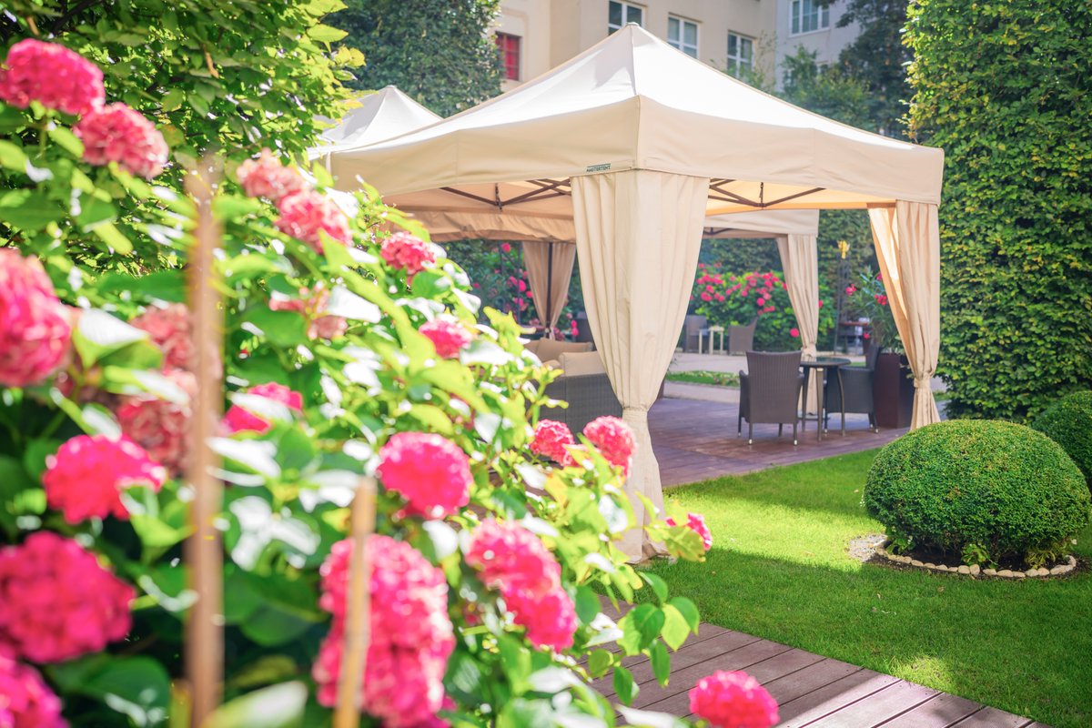 thegrandmark's tweet photo. A hidden oasis in the heart of Prague. 🌿
Discover the private garden of The Grand Mark Prague and enjoy warm summer days surrounded by greenery, elegance and tranquillity. https://t.co/BUpVBg6iZt