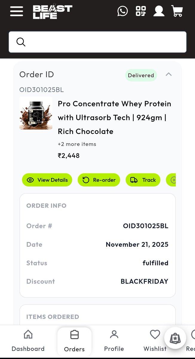 iamKeshavP's tweet photo. Dear @flyingbeast320

₹2,448 in Nov 2025. ₹3,499 today for the same 924g whey protein.

That's a 43% hike in just 7 months. Salaries aren't rising that fast, and neither is inflation.

What's driving these increases? Loyal customers deserve an explanation. https://t.co/W2GDRBdzIJ