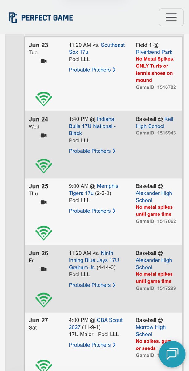 zilla3465's tweet photo. Double RBI, last game today at 1 P.M before WWBA atlanta https://t.co/bvvlldYDxJ