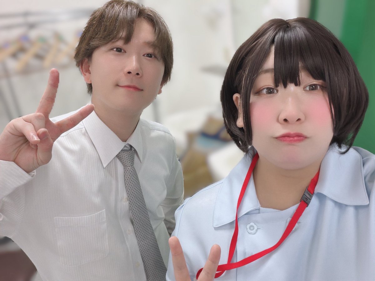 rietann1205's tweet photo. #舞台つむぱぱ 4日目！
ありがとうございました😭🤍 ̖́-
今日もチェキなど幸せでした〜！！

央登さん、春斗、心陽ちゃんと🫶🏻

明日千秋楽なんて早すぎる！！！

つむぱぱさんとのコラボグッズも販売スタートしたので、ぜひチェックしてくだい🌷 https://t.co/oZhpam8psR