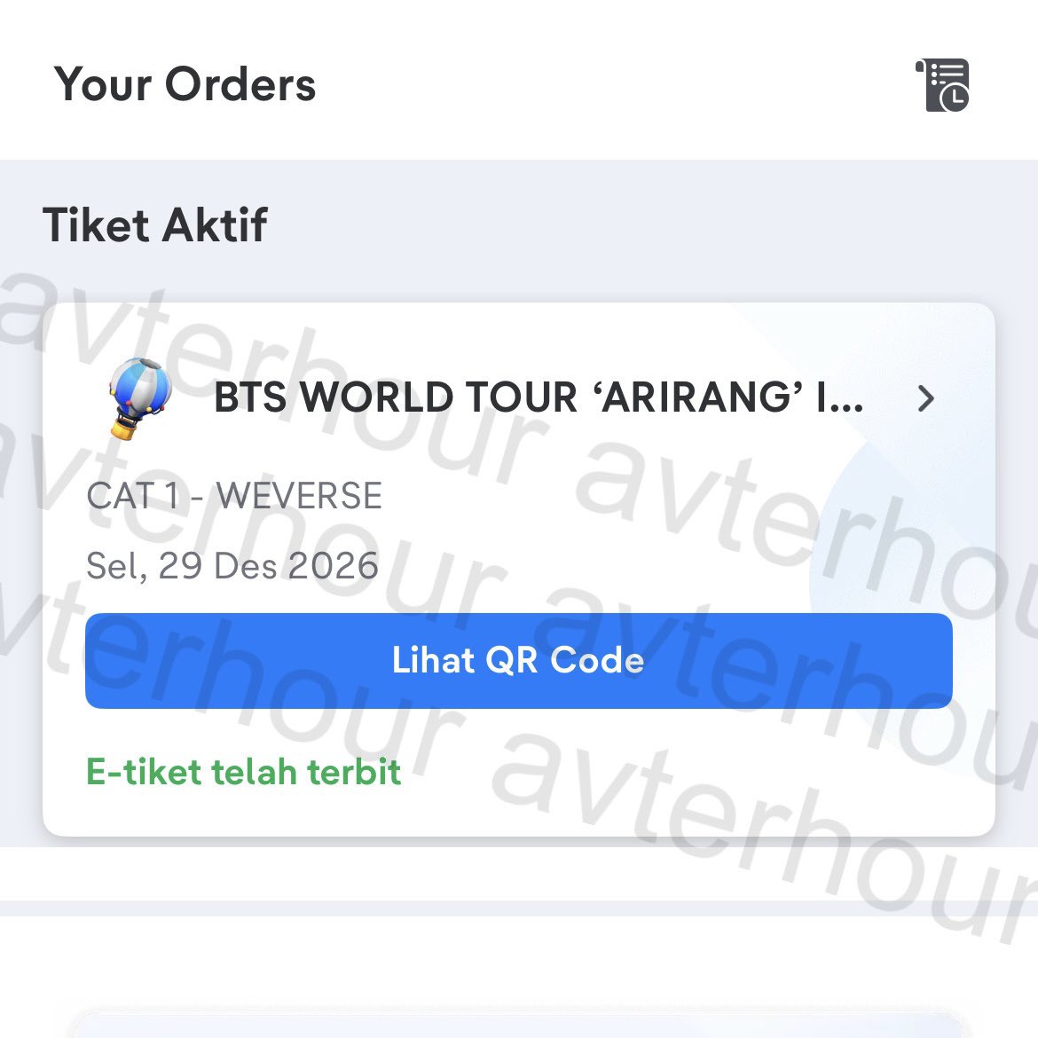 gummybright's tweet photo. wts bts arirang in jakarta day 3

cat 1 weverse presale (4 tix) 
4.5jt nett — diurus sampai jadi wb &amp; full payment only!

dm @avterhour for details

t. wtb wts cat 1 day 3 arirang bts https://t.co/KtSdgWkm9g