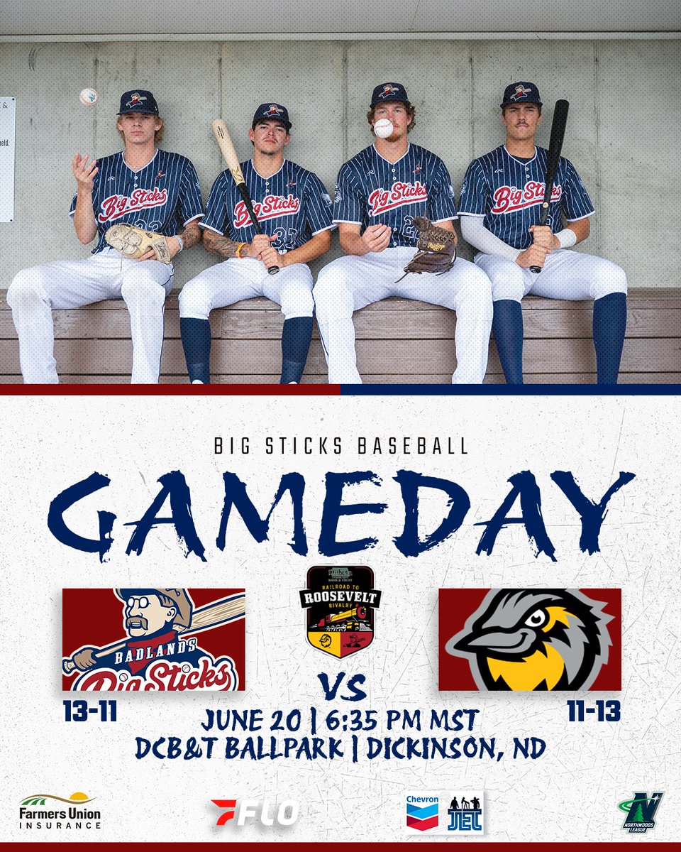 BadlandsBigStix's tweet photo. Back on home turf today ๐ค
๐DCB&T Ballpark - Jersey Auction Night
โฐ6:35pm MST
๐๏ธhttps://t.co/3aTDxQarnZ
#StixNationND https://t.co/synqfRUSfz