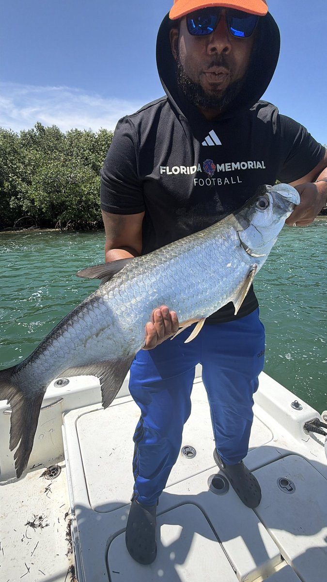 mikejones10's tweet photo. Biggest fish of the day #tarpon #Miami https://t.co/AWVw0z0ja3