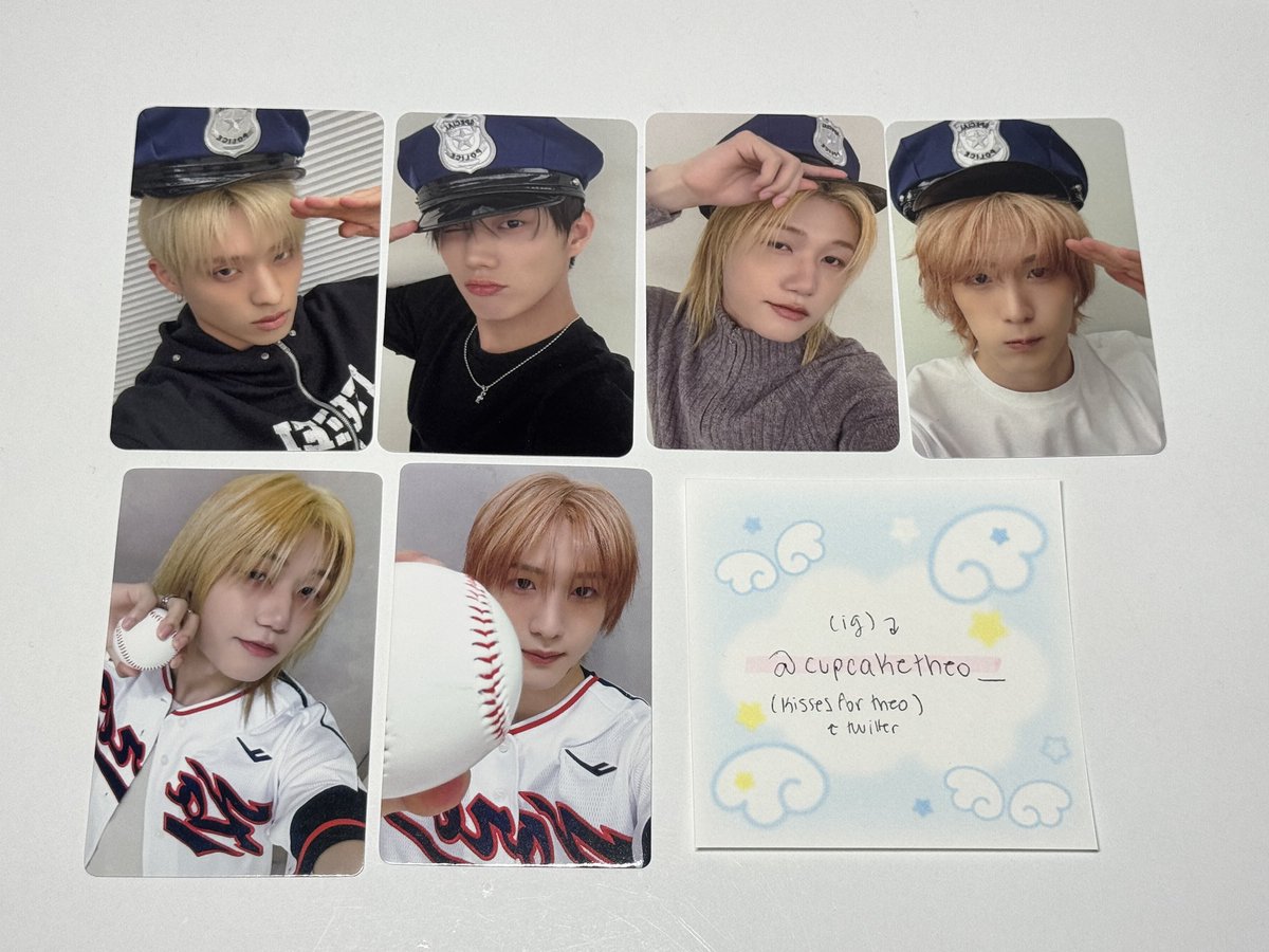 kissesfortheo's tweet photo. hi friends !! ( ᴗ͈ˬᴗ͈)ഒ  i have quite a few pcs from unique promotions i’m trying to sell :))

dm me if interested ♡
( reshares are also very appreciated :p ) https://t.co/k3dQaPXCnb