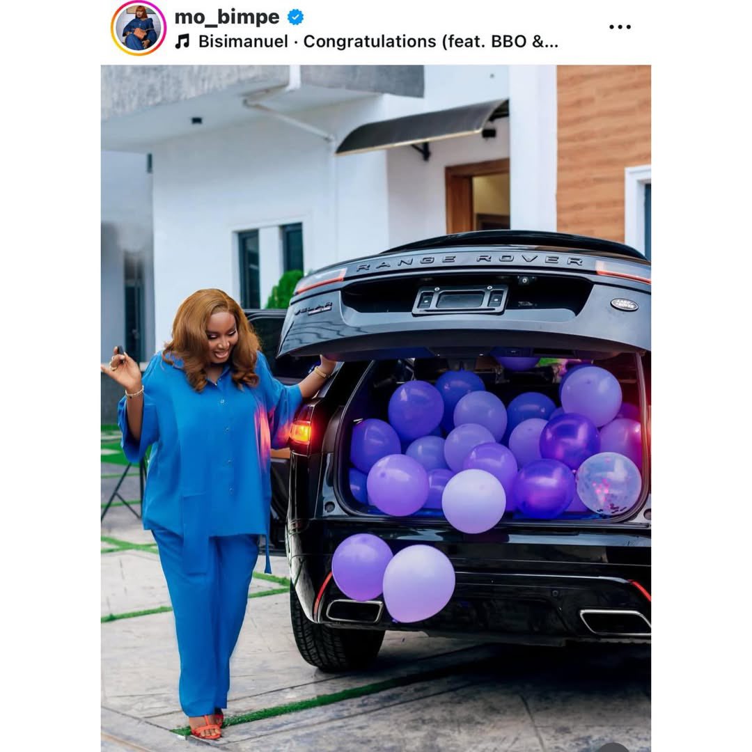 instablog9ja's tweet photo. Actor Lateef Adedimeji Gifts Wife Bimpe a Multi-Million Naira Range Rover as a Push Gift After Welcoming Their Triplets https://t.co/dPm2jqjfAO