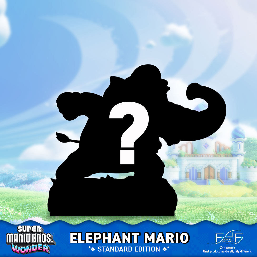 First4Figures's tweet photo. ELEPHANT MARIO PRE-ORDERS OPEN IN 12 DAYS!

Wowie Zowie! Who’s that stomping our way?

The silhouette for our upcoming Elephant Mario statue is officially here!

Sign up here (https://t.co/IYG2xwwO5p) and get $10 off once pre-orders are open!

Pre-orders open on 2nd July 2026. https://t.co/MlHTAuDSAG