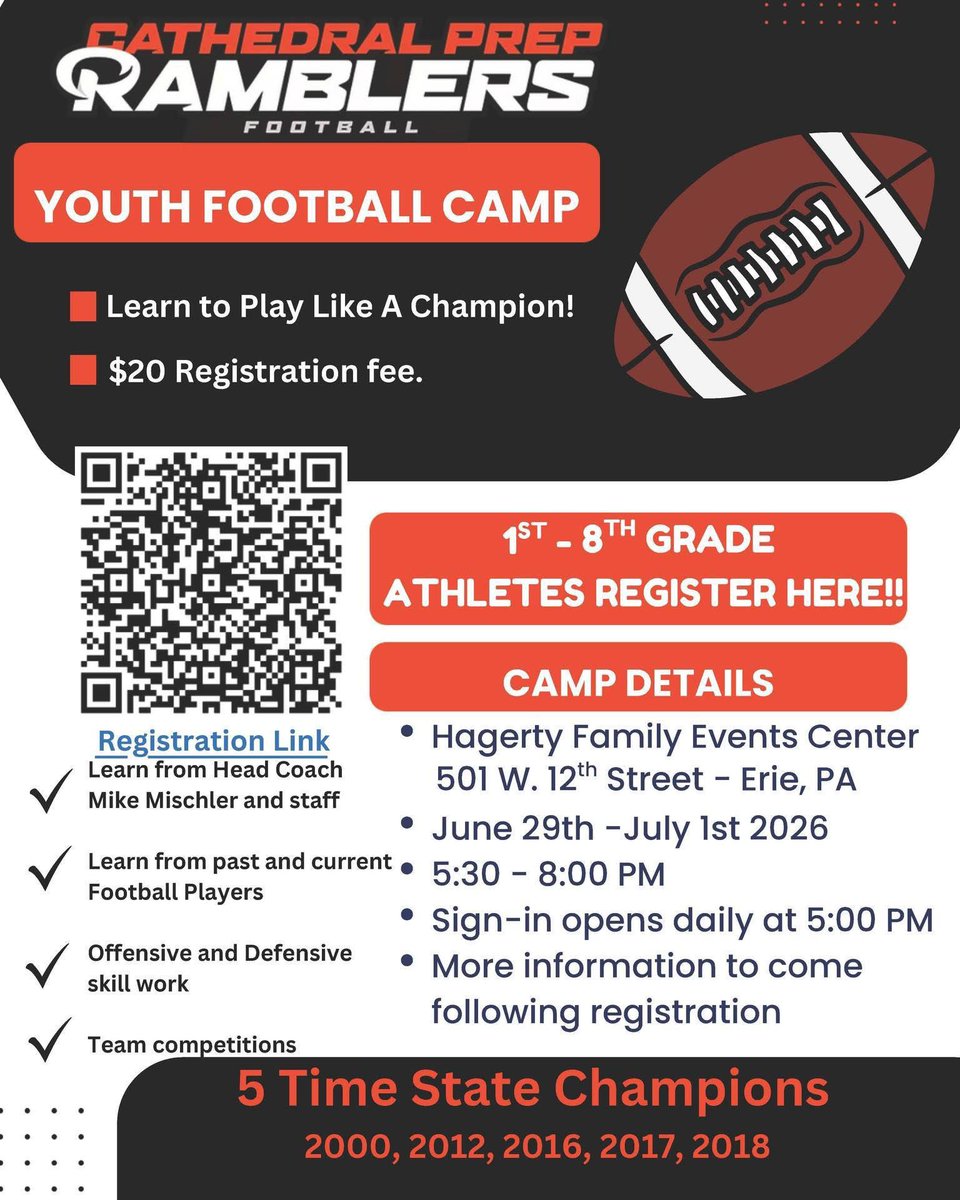 Cathedral Prep Football (Erie, PA) tweet media