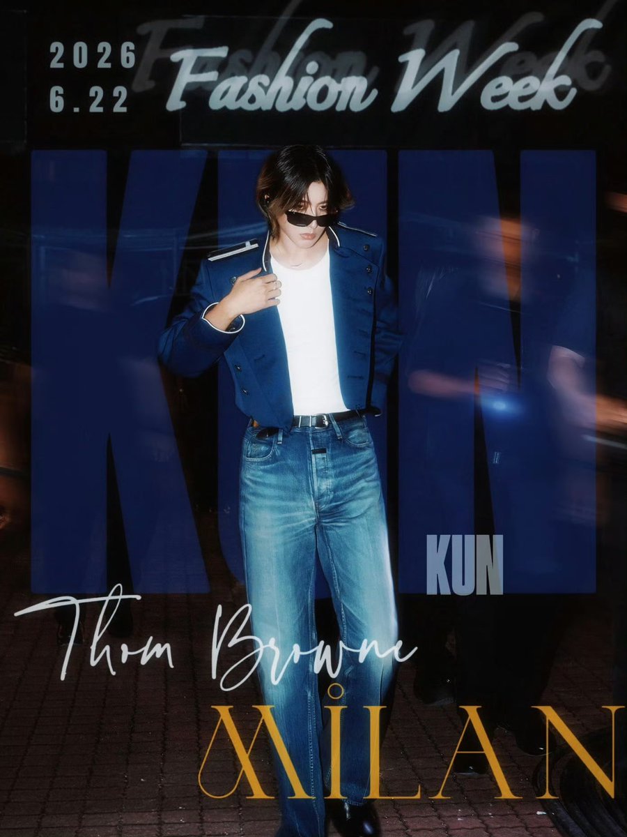 guoshu37391's tweet photo. KUN breaks fashion boundaries and glows brilliantly on June 22 Milan catwalk.

KUN for MFW 2026
#KUN #THOMBROWNE #KUNxTHOMBROWNE
@kun_officialx @ThomBrowne https://t.co/WXMegtcUg0