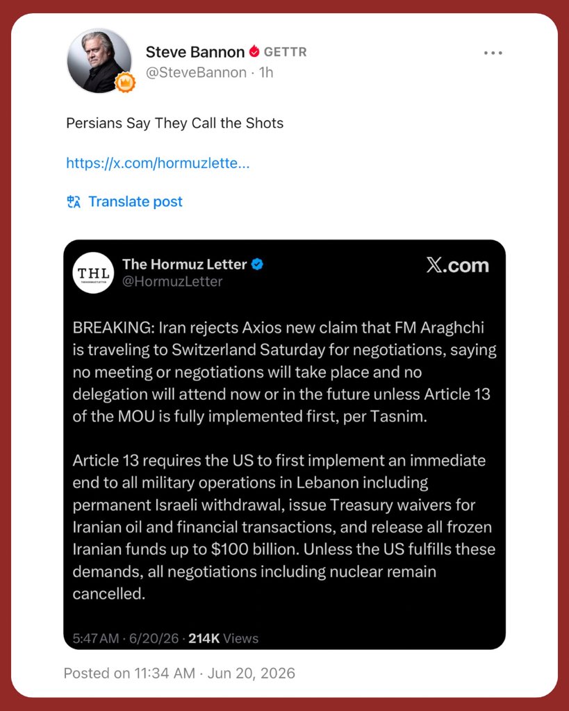 Bannons_WarRoom's tweet photo. Persians Say They Call the Shots 

https://t.co/Md16BdwXTx https://t.co/otddTNhERp