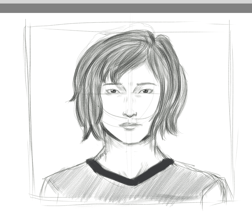 A_Roeeee's tweet photo. Procrastinating on work. Very quick Cass doodle lookin like an ID picture that was in the corner of the canvas.

#CassandraCain https://t.co/HV7AUV2kIc
