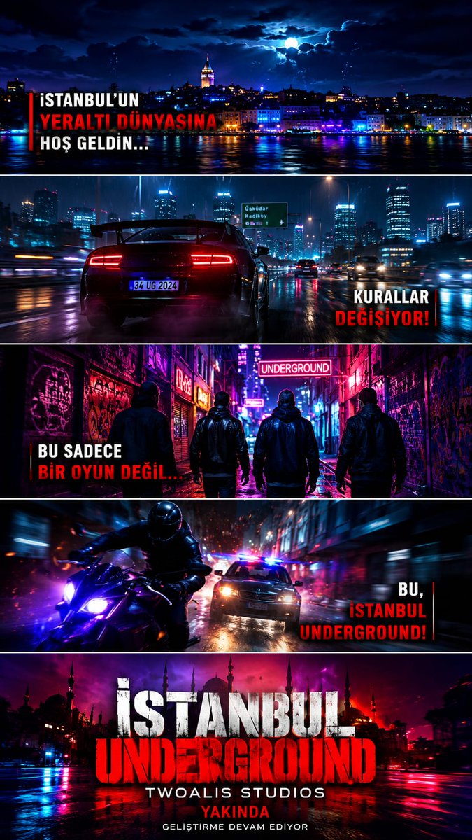 twoalisstudios's tweet photo. .

🌉 Açık dünya İstanbul atmosferi
🏎️ Özgün araç markaları ve modifikasyon sistemi
🚔 Polis kovalamacaları
🌧️ Gerçekçi gece sürüş deneyimi
🎮 Hikâye tabanlı kariyer modu

Bu daha başlangıç...

Yakında daha fazla görüntü ve geliştirme güncellemesi paylaşacağız.

Takipte kalın. https://t.co/XIqj9hHAvo