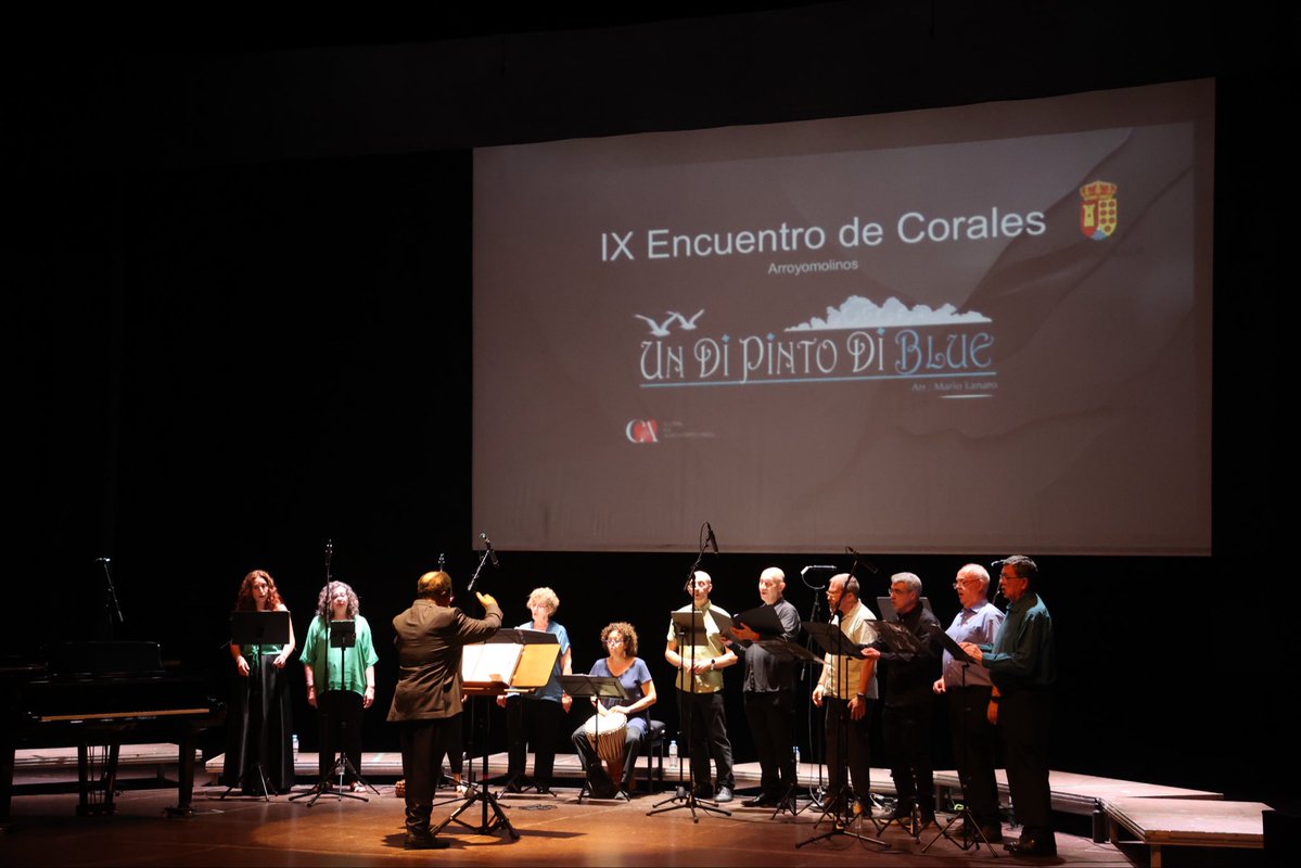 Arroyomolinos's tweet photo. 🎶 IX Encuentro de Corales “Un logro que nos une”.

Un encuentro con grandes agrupaciones donde honramos a nuestra Coral de Arroyomolinos por sus 3 décadas de trayectoria y su reciente diploma de plata internacional.

¡Gracias a todos por hacer del Auditorio un espacio único! 👏 https://t.co/CQxxDUDxyA