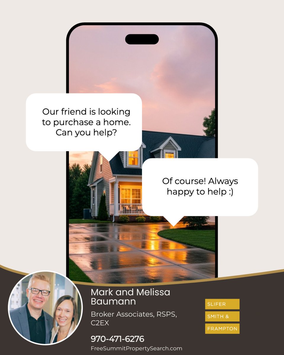 lissaskier77's tweet photo. Know someone buying or selling a home? Referrals are key to my work, and I'm here to help, near or far. Let's ensure they get top-notch guidance on their real estate journey. Your referrals can help make dreams come true.

#homesearch #referral #realestate https://t.co/kUJBl67fCM