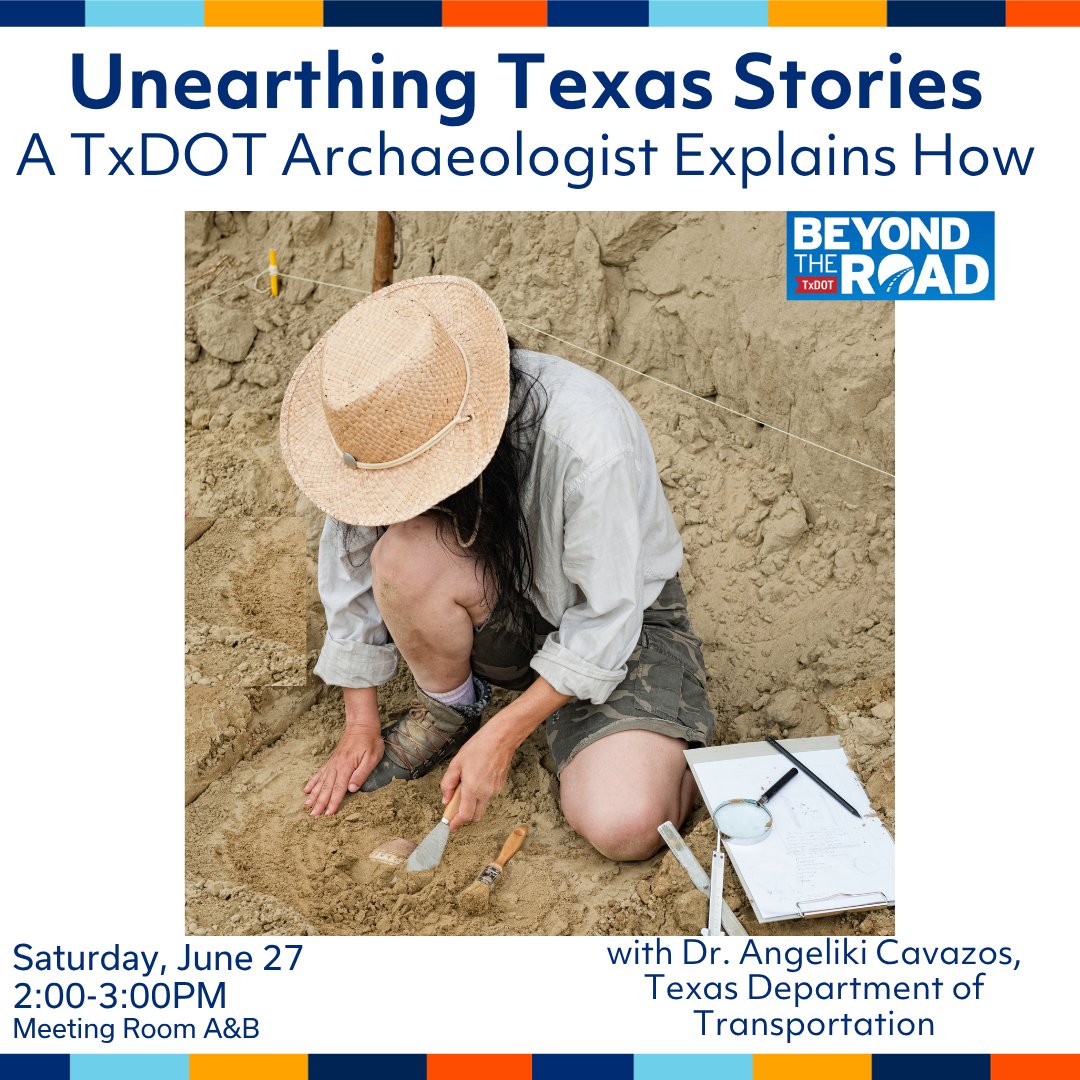 RoundRockPL's tweet photo. One week until we uncover Texas history!
Join "Unearthing Texas Stories".
Learn how cultural resources are preserved across Texas.
📅 June 27 ⏰2–3 PM 📍 Meeting Room A & B
🎉 Plus, earn 10 points toward our Summer Reading Program by attending!
#MYRRPL https://t.co/RwrOH4rRp4