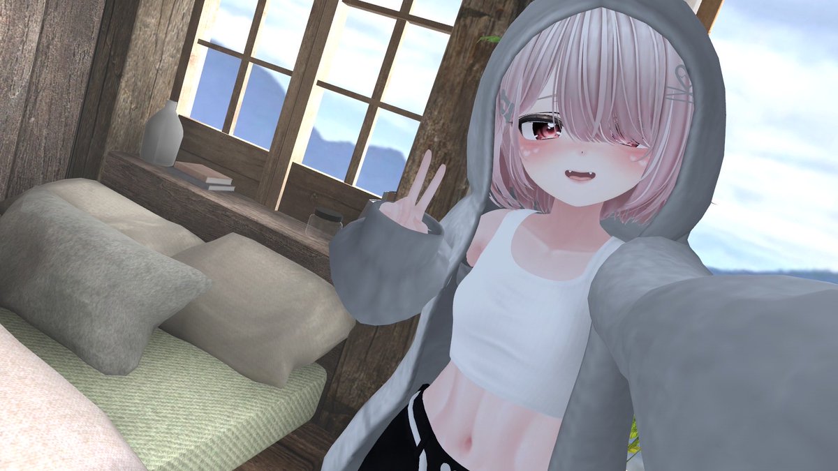 Rize_0509's tweet photo. 今日のVRchat
2人の時間！
 #VRchat https://t.co/UIzmYLhB9k