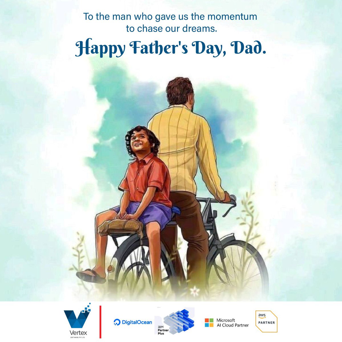 VSELKC's tweet photo. Father’s strength is the operating system that powers our dreams and the foundation on which every future is built. 💙

Vertex Software Pvt. Ltd. proudly celebrates the fathers who lead with courage and inspire the next generation to reach greater heights.

Happy Father’s Day! https://t.co/T3cSpbgmF8