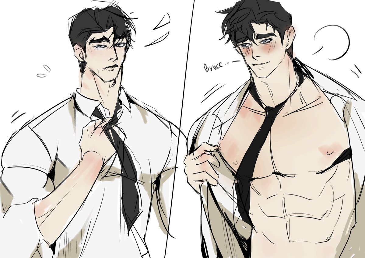 karnnub's tweet photo. They look so perfect together. What should I draw for this couple next #superbat https://t.co/XavihZEKfa