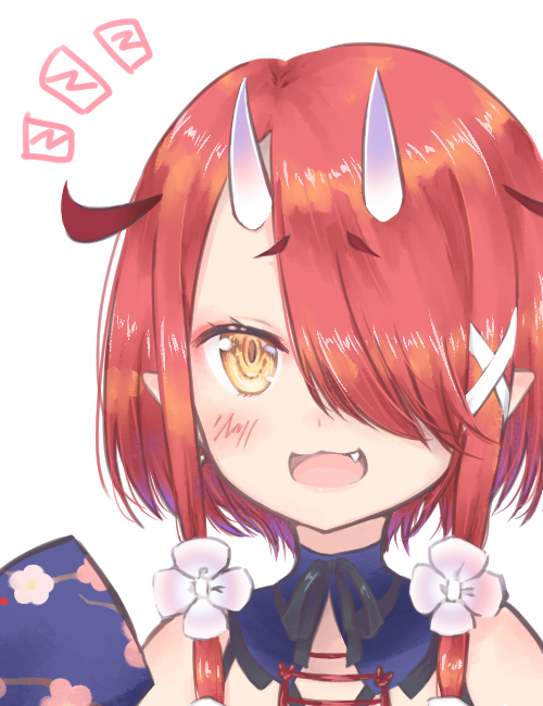 「鬼灯わらべさんをお絵描き。 久々にタグもつけちゃう。 #ばあちゃんこれ見て」|み：つ時々ぽこみのイラスト