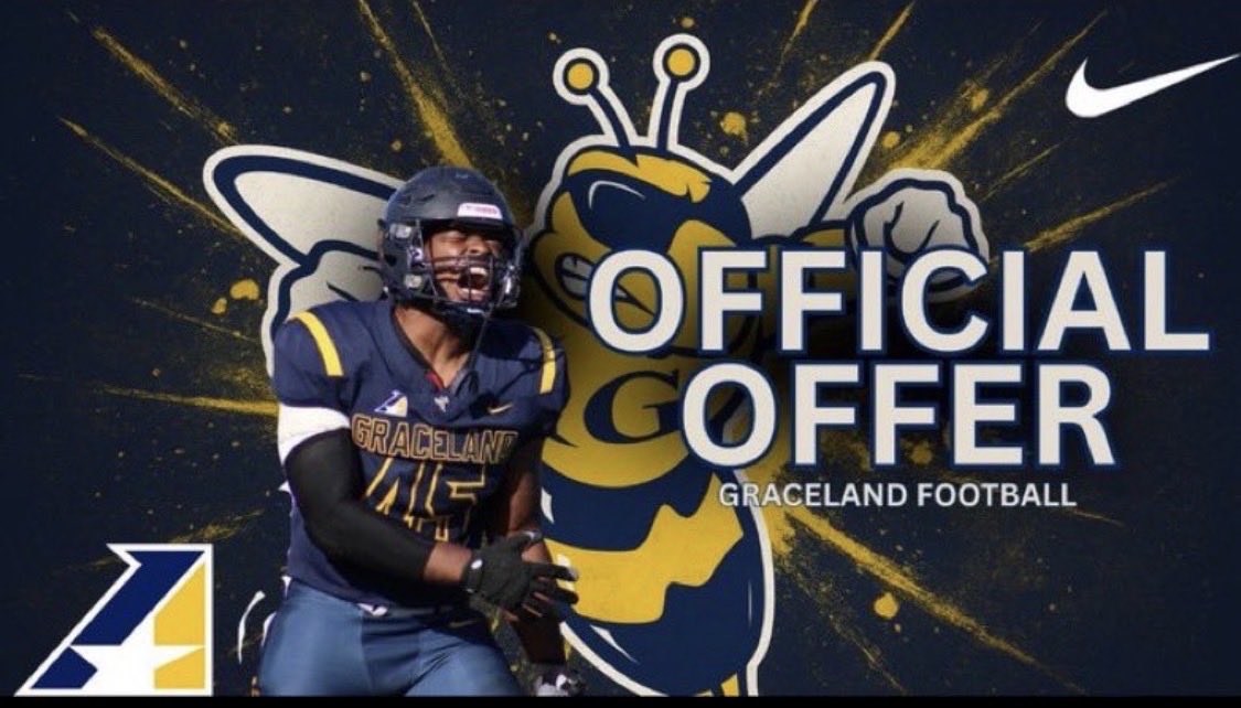 TimonFord2029's tweet photo. After a GREAT camp and conversation with @CoachJO_DC I am EXTREMELY blessed and grateful to receive my 2nd offer from @GracelandFB!!! #AGTG ✝️

@DBCoachSD @CoachMcNealFB @MDaniels5 @UA_EMKSFB @CoachJO_DC @GracelandFB @JPRockMO https://t.co/zPD79vvEQA