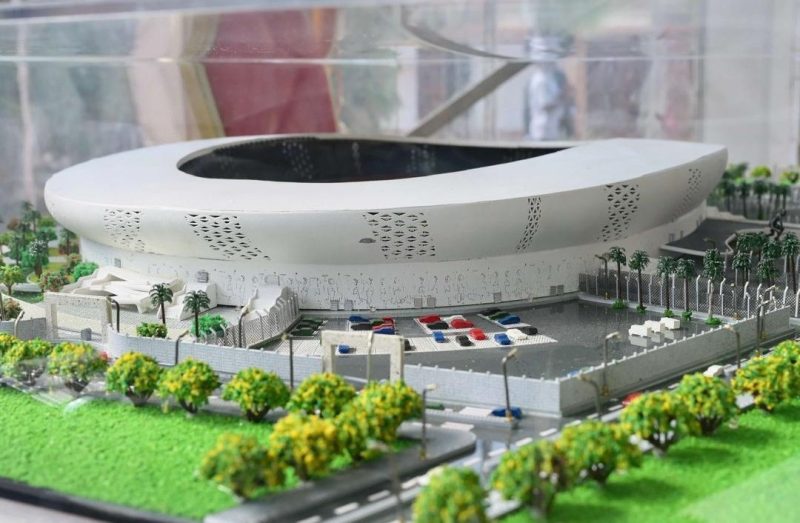 achayegodfrey's tweet photo. They promised us Akii-Bua stadium like this and this is what SAMCO delivered, the same artistic design is coming real, check this https://t.co/c1tllK7WZ9