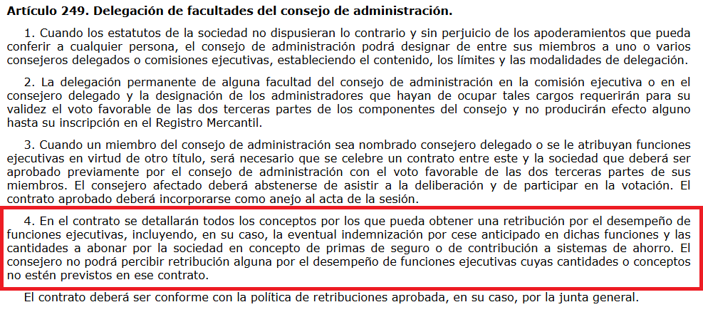 ProlPastor's tweet photo. Cada vez que parece que ya tengo controlados todos los aspectos laborales de la Ley de Sociedades de Capital, me surge un problema nuevo. Hoy, el art. 249. 4 y la teoría del vínculo. https://t.co/GZjo3w5L1A
