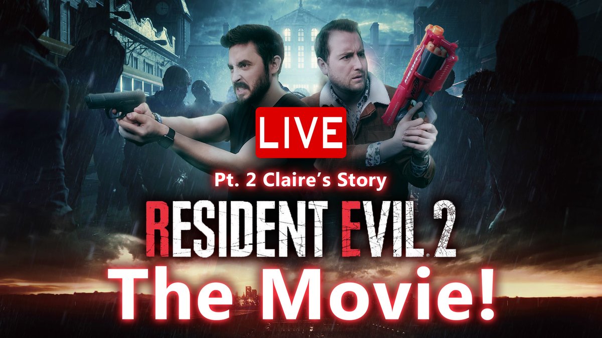 BZCofficial's tweet photo. HEYYYYY EVERYBODY!

Tonight at 6:00pm ct catch the 2nd part of RE2 The Movie! This one covers all of Claire's story and the true ending! 

Catch y'all in chat! https://t.co/p28Yml39LK