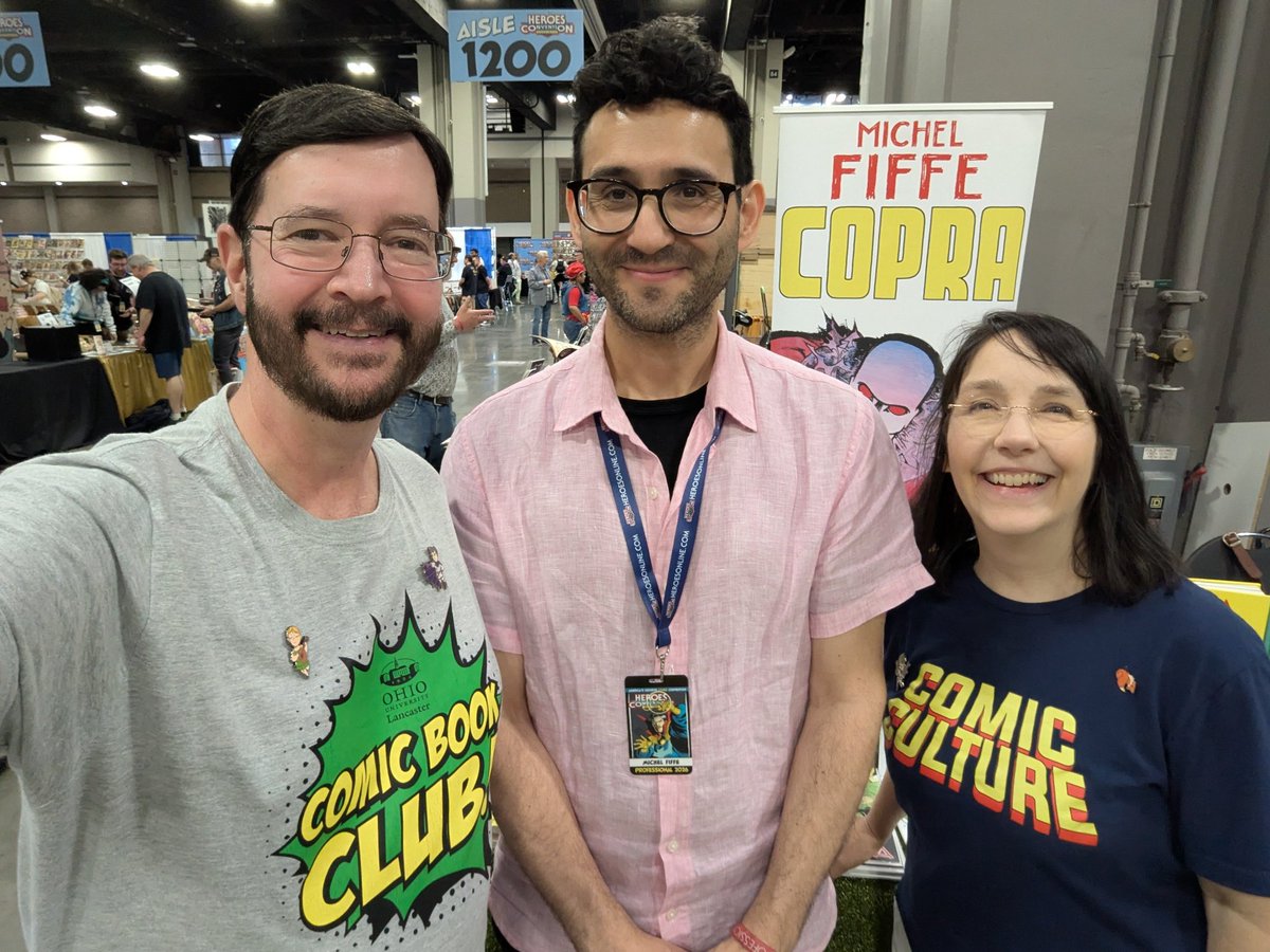 RaD_Adventures's tweet photo. We are blessed to have so many amazing friends to visit at #HeroesCon. Thanks to @ThomZahler, @MichelFiffe, Scott Kress, Kyle Starks, Keith G. Baker, and @ProfessorAlan for making #HeroesCon2026 so special! https://t.co/3bpCcrKqjJ