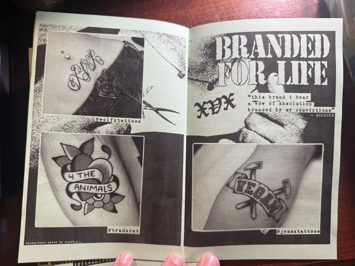 mrfacetat's tweet photo. If you are into Veganism, Straight Edge, Hardcore &amp; the combo of all 3, I humbly recommend my zine. Written in conjunction with my band of the same name, the goal is help strengthen the vegan/VSXE community (Esp in TX) 

@ sentrtxvx on IG to order! https://t.co/IddiTmcW6h
