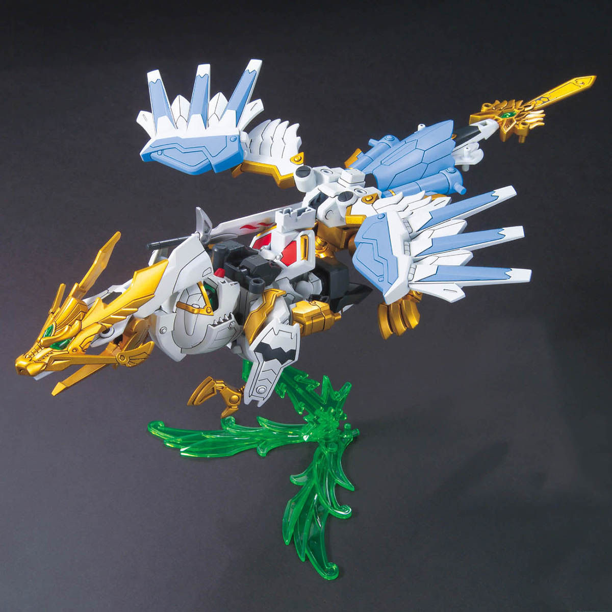 TAKA_VHCL_Hobby's tweet photo. 今更だし、自分の思い込みだったらいいんですけど、この「天翔龍 孔明νガンダム」のキット、当時なぜνガンダムが変形するのかなって疑問だったんですけど、これってアリュゼウスが裏モチーフなんてことなですよね。さすがに時間軸がおかしいか

＃ガンプラ
＃SDガンダム
＃三国伝
＃キルケーの魔女 https://t.co/W6OEbCnDaE