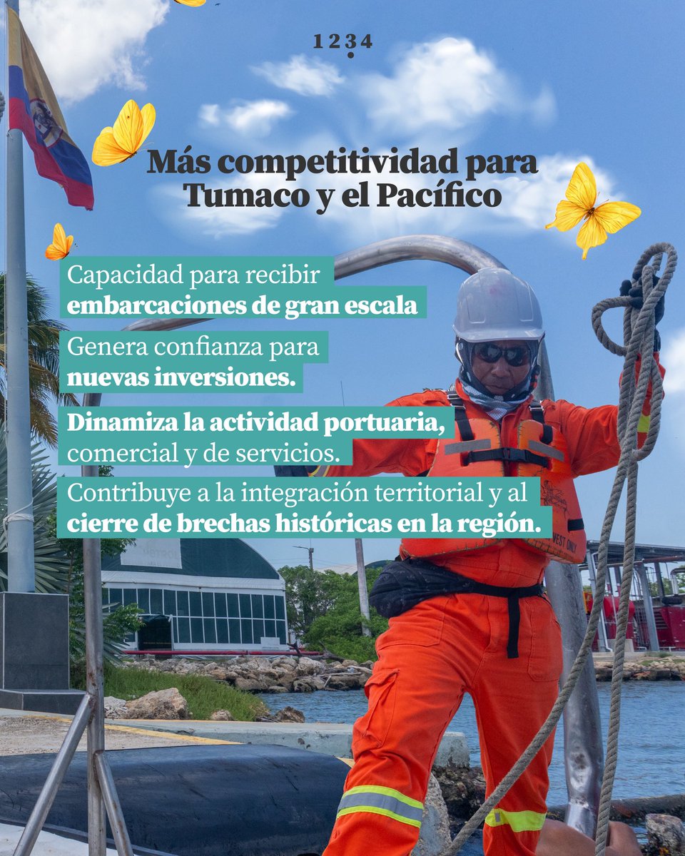 MinEnergiaCo's tweet photo. Con acciones concretas, avanzamos en el cierre de brechas históricas, impulsamos la integración del Pacífico colombiano y consolidamos capacidades logísticas que generan bienestar, empleo y nuevas oportunidades para Nariño y el suroccidente del país.

Seguimos trabajando para que la energía llegue de manera segura, eficiente y oportuna a todos los territorios de Colombia.