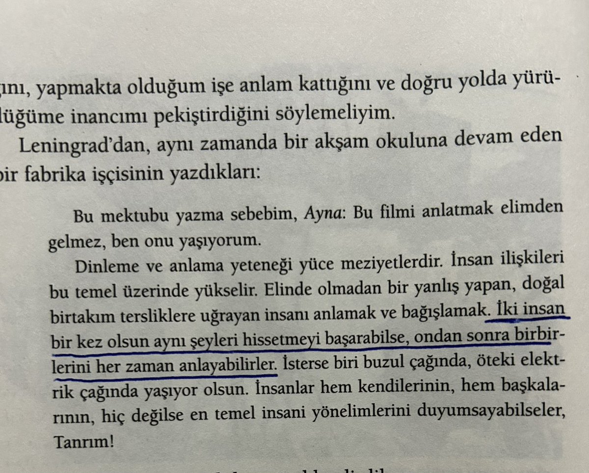 ObjectPetitA_'s tweet photo. Andrey Tarkovski / Mühürlenmiş Zaman 
( bir fabrika işçisinin Ayna filmini izledikten sonra Tarkovskiye gönderdiği mektup) https://t.co/LnRUDB2sO0