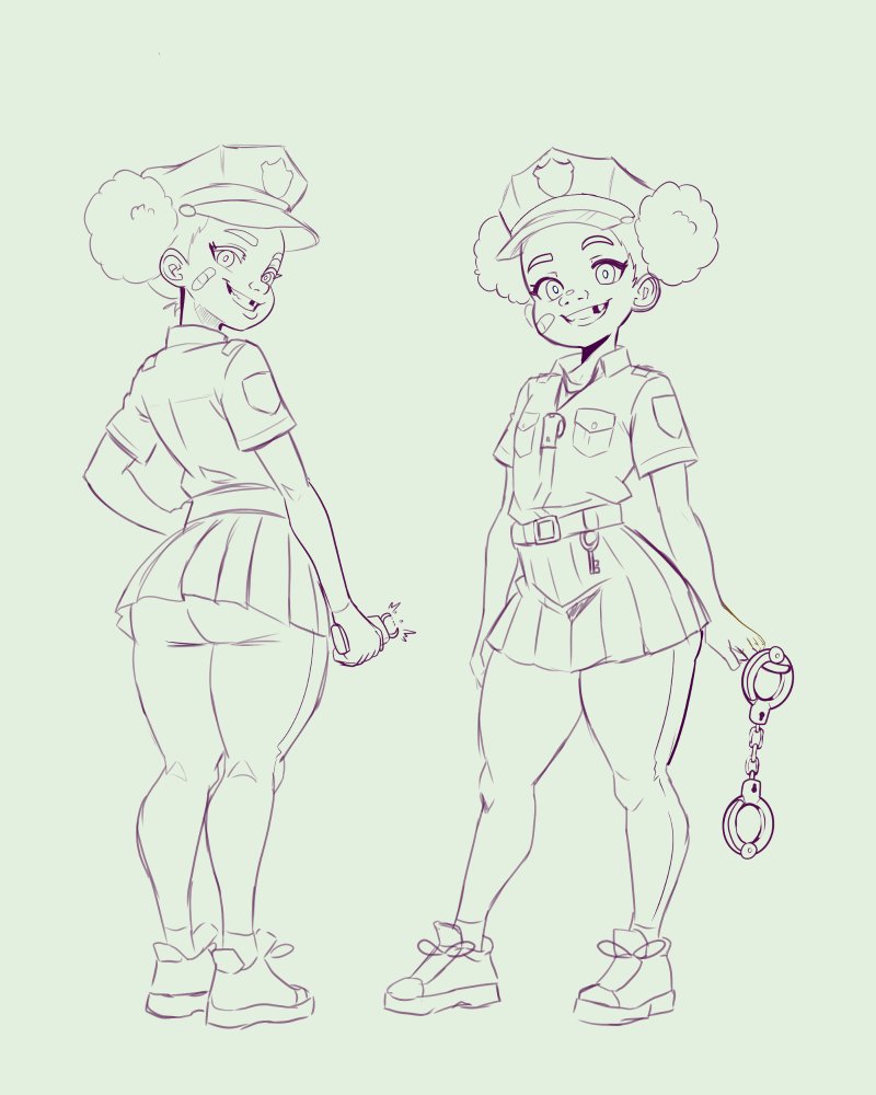 TheBigSweety's tweet photo. Officer Nikki going to "stahp all day crime" https://t.co/Cd044itE8U