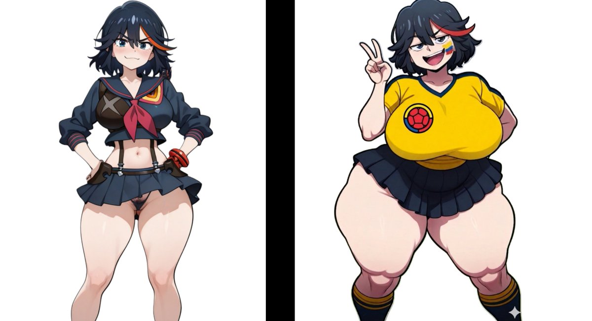 Frieren_WhoreRp's tweet photo. Voy a asumir que hablas de las tetas xd pues bueno... una imagen vale mas que mil palabras....💧 en todo caso al menos la Ryukolombiana no se le sube tan facil la falda 🫪 (aprieta tanto los muslotes que la falda ya ni transpira)
#preguntitas 
#respuestas https://t.co/hxB4dQ1BoD