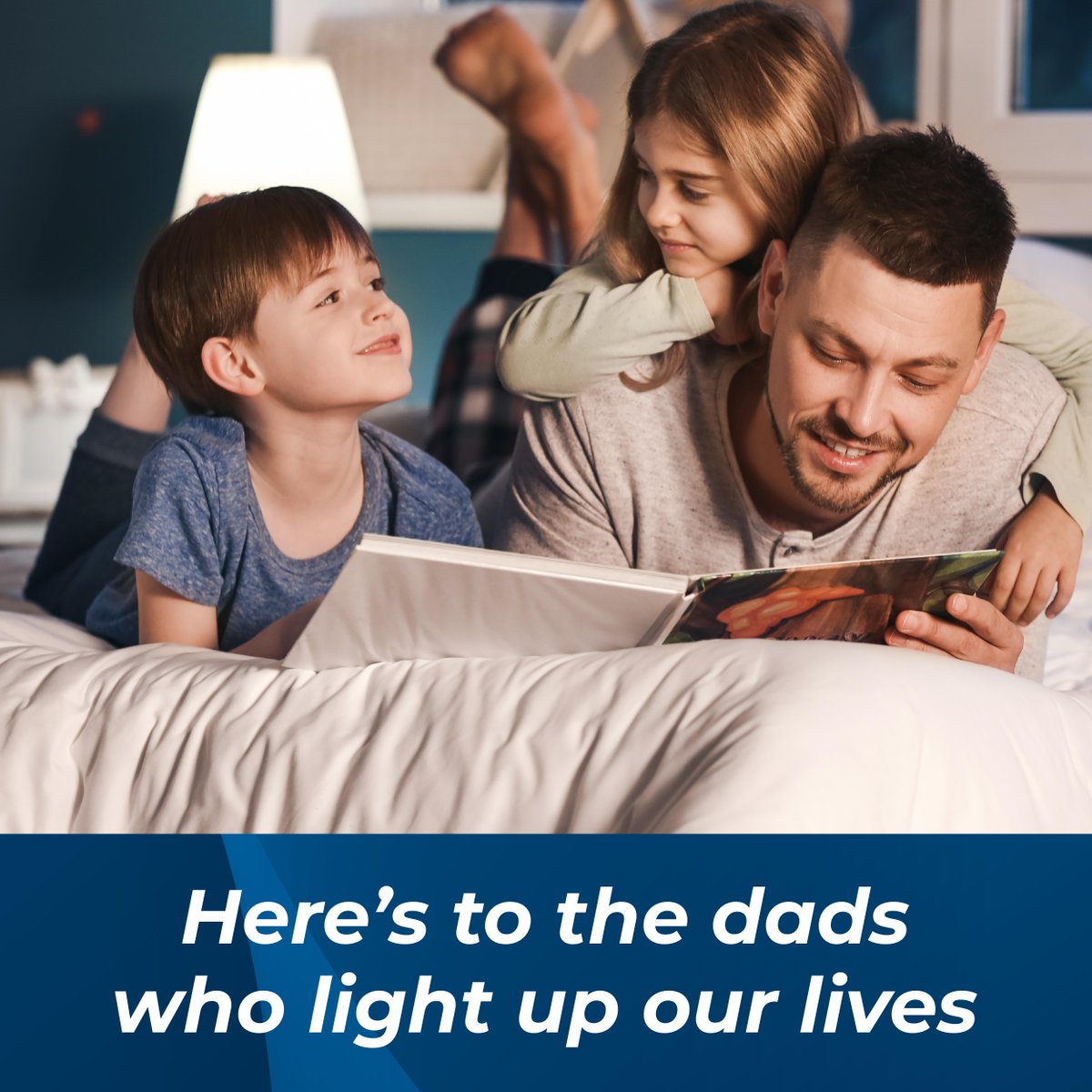 mystreamsocial's tweet photo. Honoring the dads who brighten our days in the biggest and smallest ways. Happy Father’s Day from Stream Energy. 👔💙 https://t.co/6xTiWtDaf9