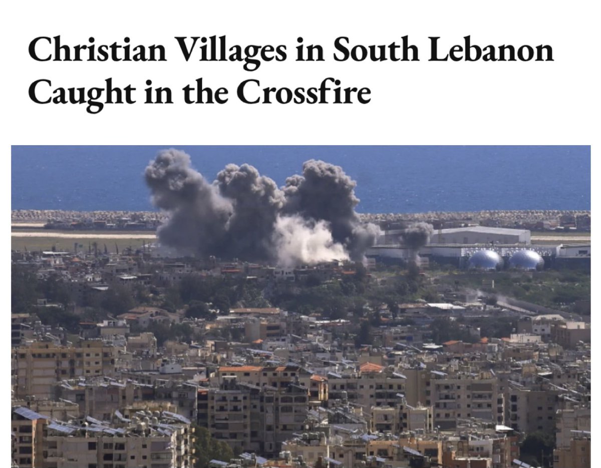 TruthFairy131's tweet photo. 🇮🇱 has massacred Christian civilians & has completely destroyed Christian villages in Lebanon.

Lebanese Christians are devastated by the mass death & destruction wrought on their communities.

So far, more than 2,000 people have been killed in Lebanon resulting from Israeli bombardments since the beginning of March, in a war that has displaced more than 1 million people from their homes & caused widespread devastation & suffering.

Christian Villages have been completely turned to rubble & others intentionally severely damaged.

Alma el Chaab (Alma al-Shaab): Suffered extensive structural damaged.

Yaroun: A Christian village with a Catholic convent, a former school belonging to the Salvatorian Sisters & the local Melkite church were destroyed by the Israeli army.

Rmeich, Debl, and Ain Ebel: These three prominent Christian villages have been caught in the crossfire, suffered widespread destruction.

Derdghaya: The Melkite Greek Catholic church in the village was struck by an Israeli missile, which also destroyed parish offices, a priest's house & has caused significant damage.

Qawzah: The entire village was heavily damaged & largely emptied of its civilian population.

🇮🇱 is no friend of Christians or the West.

How is America standing by & supporting this?

This is evil.
