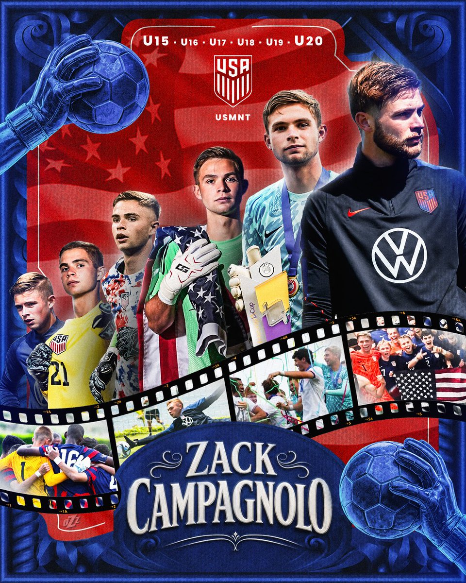 matzac03's tweet photo. Big congrats to the 🇺🇸 USMNT on the win over Australia! 👏
Goalkeeper  @ZCSoccer has been fortunate to wear the crest through multiple youth national team levels (U15-U20), and every camp, every teammate, and every experience has helped shape who he has become both on and off the pitch!
So proud of this team and excited to see what's ahead. 🇺🇸🧤
BIG congrats to Alex Freeman, Zack's former @OrlandoCitySC teammate!! 👊
🎨 by @ozz7w
#USMNT #OneNationOneTeam #USSoccer