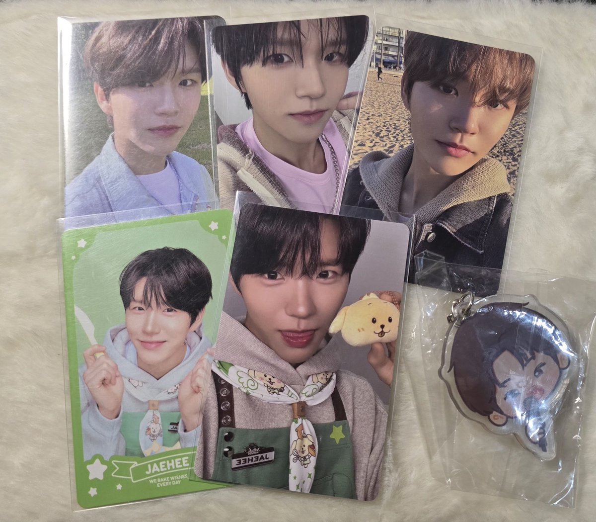 najeymi0813's tweet photo. . . . ۶ৎ  jaehee birthday giveaway  ˘ᵜ˘

 ⤷ 1 winner of all photocards (in pic)

💌 mechanics:
• mbf, like & rt this post.
• comment your favorite daeyoung photo or vid with the tags;
#재희가_태어난_가장_다정한_여름
#MyTreeJAEHEEDay
#ジェヒと迎える_青い季節  
• ! please don't join if u'll sell the pcs :)