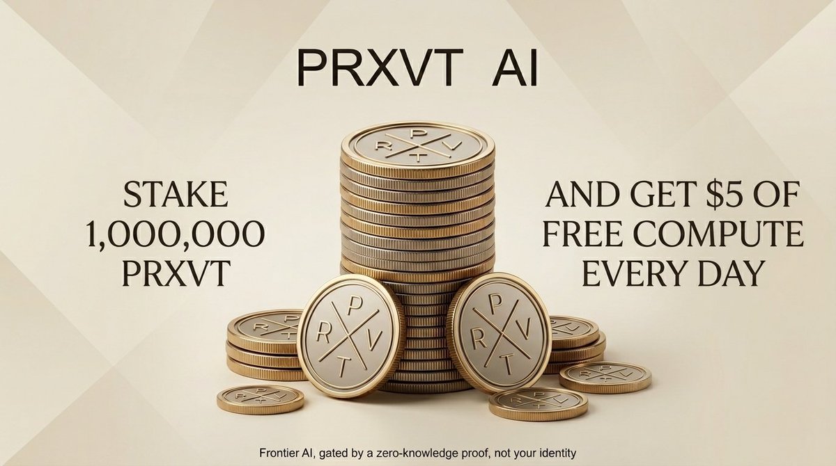 PRXVLai's tweet photo. @PRXVTai @Zai_org Note, The PRXVT Staking Launchpad is Live!

Manage your portfolio, stake &amp; earn $PRXVT rewards, participate in alpha quests and more!

Learn more:  https://t.co/S8vn3XlTeo https://t.co/4px9O6WjXk