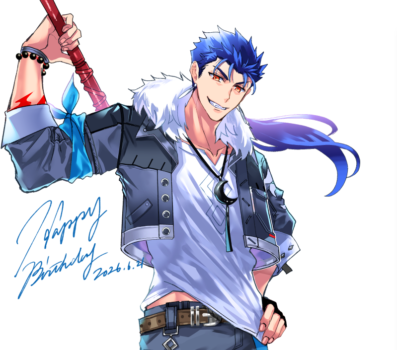menokeshi's tweet photo. #クーフーリン生誕祭 #クーフーリン生誕祭2026
おめでと〜〜！！！！一生推す！！！！！！ https://t.co/lAjPGg1kfa