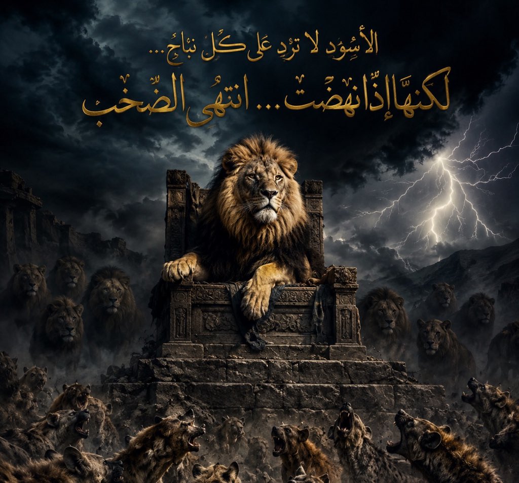Motaz_Mirah's tweet photo. #الأحمق_عدو_نفسه ✋🏼

وهي قراءة للتاريخ وتمعن في واقع #الخائن_الصغير الذي لا يستطيع المواجهة المباشرة… ولا يجرؤ عليها.

لا لشيء، إلا لأن الضعف والجبن وقلة الحيلة هي التي جعلته يختبئ خلف مرتزقته وزبانيته ومجنسيه، يطلقهم بلا حسيب ولا رقيب، معتقدًا أن كثرة الصياح والإساءة تعوض غياب الشجاعة.

وقد قيل قديمًا:

                      «من أمن العقوبة أساء الأدب».

لكن يبدو أن الخائف نسي حقيقة يعرفها الكبار جيدًا…
أن عظماء الأمم وكبار الرجال قد يصبرون طويلًا، ويتجاوزون كثيرًا، ويترفعون عن الصغائر…

لكن للصبر حدود، وللحلم نهاية.

ولعل أبلغ ما قيل:

                        «اتقِ شر الحليم إذا غضب».

فالأسود لا تنشغل بالضباع…
والملوك لا تستعجل الرد…

لكن التاريخ يعلمنا أن الكبار لا يتحركون عند أول إساءة، وإنما عندما يرون أن الحلم فُهم على أنه ضعف، وأن السكوت أصبح تشجيعًا للسفه.

وعندها…تكون المفاجآت أكثر إيلامًا… 
لأن العواصف لا تعلن موعد هبوبها… 
والزلازل لا تستأذن أحدًا.

وحينها… لن ينفعه كثرة الأتباع والمرتزقة … ولن تجدي حملات الضجيج…ولن يكون هناك متسع للندم.

فقد قيل:

إذا ضرب الكريم أوجع، وإذا أخذ الجبار لم يُفلت.

الكبار قد يصبرون… لكنهم إذا قرروا، حسموا ، 

حينها …

#لن_ينفع_الركوع_عند_الأقدام

ولن يكون هناك مجال… #للندم 😌