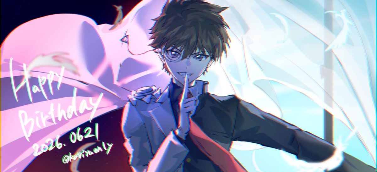 kariyuonly's tweet photo. #黒羽快斗誕生祭2026 
#怪盗キッド誕生祭2026
間に合っ…てないけどおめでとう！！！！ https://t.co/FNZruNGsBQ